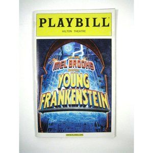 Young Frankenstein Playbill December 2007 Mel Brooks Roger Bart Megan Mullally